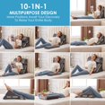 thumbnail image 2 of Almohada en forma de cuña MEGCXIT, 3 unidades, para aliviar la apnea del sueño y el reflujo ácido, 2 of 7