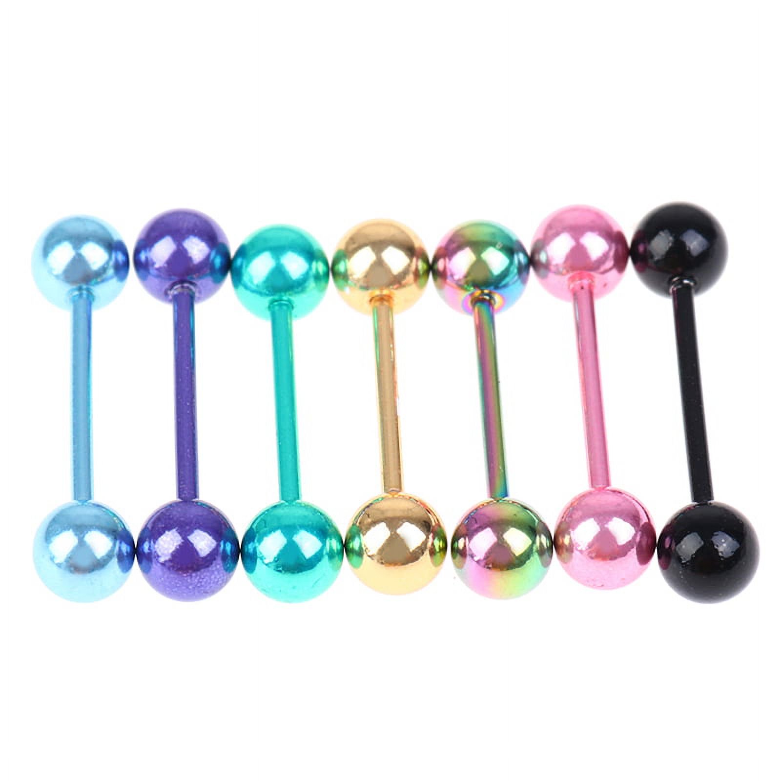 Racing Butterfly 7 pcs/set Fashion Women Tongue Rings Ear Bone Piercings Body Jewelry Decoration