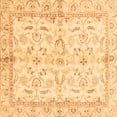 thumbnail image 1 of Ahgly Company Indoor Square Oriental Brown Modern Area Rugs, 3' Square, 1 of 4