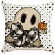 thumbnail image 2 of Funda de almohada Happy Halloween, funda de sofá, funda de almohada decorativa para exteriores para decoración de sofá de Halloween, 18 x 18 pulgadas, juego de 4, 2 of 5
