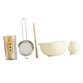 thumbnail image 3 of 5 piezas Matcha Set Bowl de cerámica con de soporte japonés Ceremonía de té Utensilios de fabricación de té Herramientas Beige, 3 of 9