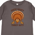 thumbnail image 4 of Inktastic Guess What Turkey Butt Boys or Girls Long Sleeve Toddler T-Shirt, 4 of 5
