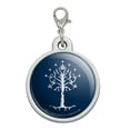 thumbnail image 1 of Lord of the Rings Tree of Gondor Chrome Plated Metal Pet Dog Cat ID Tag, 1 of 4