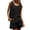 ZA-Black-frostluinai 2 piece set women, variant on Frostluinai Womens 2 Piece Outfits Linen Matching Sets Sleeveless Crop Tank Tops and High Waist Lounge Shorts with Pockets Black XXL