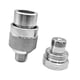 thumbnail image 4 of Juego de acoplador rápido hidráulico Pieza de repuesto Conexión rápida Adaptador de alto rendimiento y alta dureza Conector de acoplamiento hidráulico Cabeza redonda de 025 pulgadas, 4 of 7
