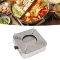 thumbnail image 1 of Réchaud à Alcool, Réchaud à Alcool Argenté Design une Pièce Portable pour Camping, 1 of 8