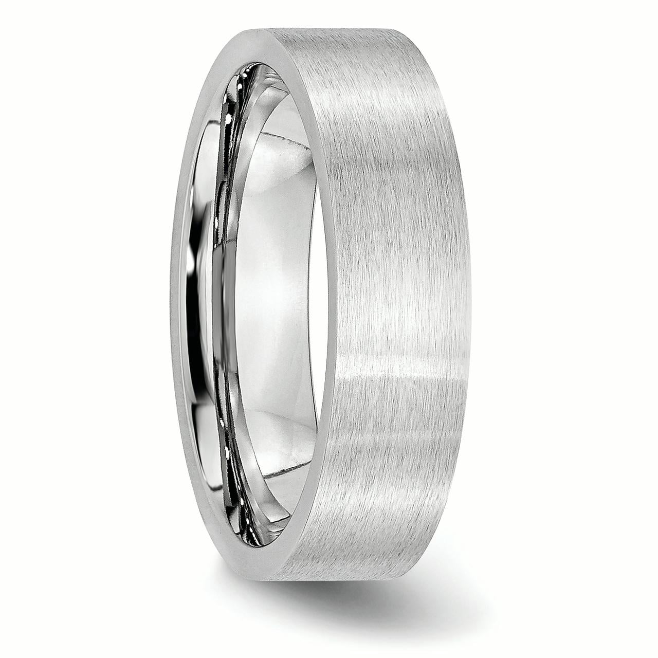 Cobalt Flat Satin 6mm Band
