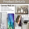 thumbnail image 5 of Rustic Farmhouse Kitchen Wall Art, Vintage Mason Jar and Wildflower Canvas Prints, Country Kitchen Wall Decor for Dining Room, Living Room, Restaurant and Home, 5 of 5