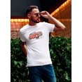 thumbnail image 2 of Classic  Car Graphic Men White T-Shirt, Male x-Large, 2 of 4