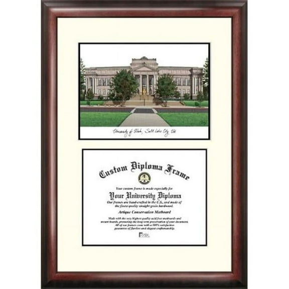 Campusimages UT995LV University of Utah Legacy Scholar Diploma Frame