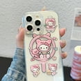 thumbnail image 5 of DONNGZAE for iPhone 14 Pro Case, Cute Cartoon Hello Kitty Phone Case, Soft Rubber Shockproof Protective Case for Women Girls Kid Gift SLO526-0823, 5 of 5