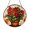 Acrylic 3.5 Inch, variant on Red Geranium Glass Suncatcher, Vibrant Floral Window Hanging Decor for Lucky Home Styling