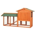 UBesGoo 61" Wooden Chicken Coop House Rabbit Wood Hutch Poultry Cage