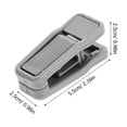 thumbnail image 2 of Soimiss 20Pcs Multi Functional Clothes Hanger Clips Grey Sturdy Laundry Accessories, 2 of 8