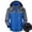 Blue, variant on Mens Fleece Lined Puffer Jackets Zip Up Detachable Hood Hiking Jacket Thermal Windproof Daily Outdoor Activity Hiking Climbing Camping Skiing Lounge Outfits