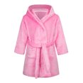 thumbnail image 6 of WOLLED Kids Solid color Bathrobe Boys Girls Hooded Velvet Night-Robe 2-8Y Toddler Flannel Robe Pajamas Single-Layer Double-Sided Soft Pjs Sleep, 6 of 9
