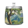 thumbnail image 7 of Yayeee Ashtray with Lid for Cigarette Smokeless Stainless Steel Home Ash Holder, Pine Tree, 7 of 7