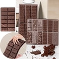 thumbnail image 1 of WIFKLSIIPG Chocolate Food Grade Thick Silicone Baking Mould with Assorted Shapes for DIY Kitchen.(Brown), 1 of 5