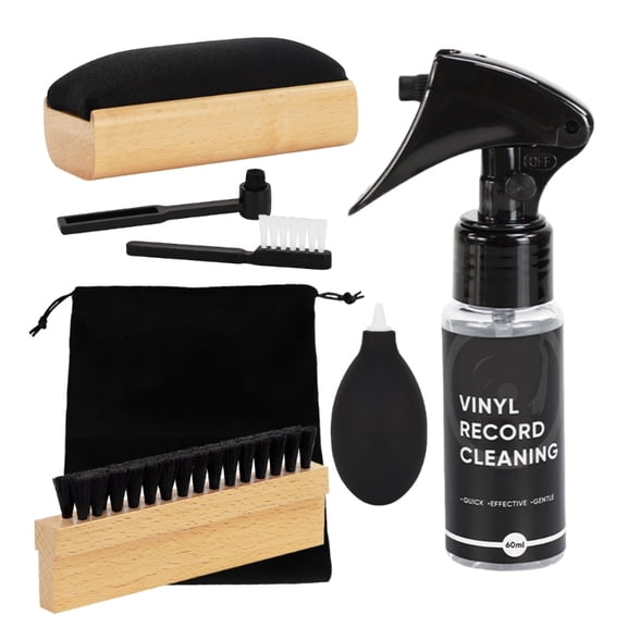 Professional Vinyls Record Cleaning Kit with MultiFunctional Tool For Dust &Noise Reductions for Enhances Sound Quality