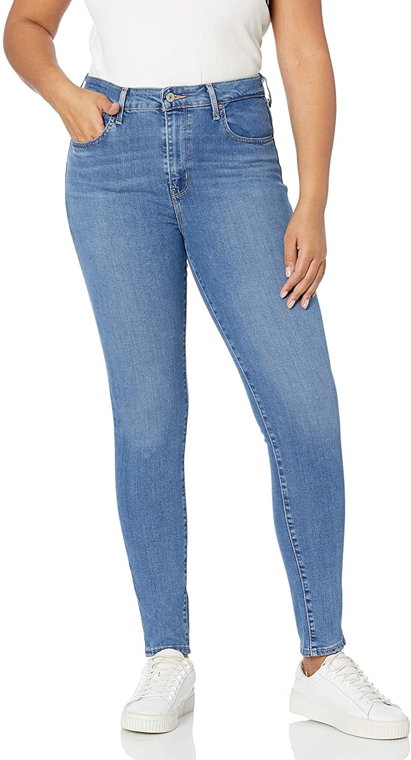 Levis Womens Premium 721 High Rise Skinny Jeans Standard 25 Regular Rio  Hustle 