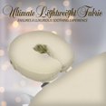 thumbnail image 4 of LONDON LINENS Soft & Heavy Microfiber Massage Tables Face Cradle Covers (4, Natural), 4 of 7