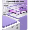 thumbnail image 3 of Funda para iPad Air 13 MoKo M3 2025 y M2 2024 con soporte para lápices, color morado, 3 of 8