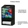 thumbnail image 6 of Plastic Bag Holders for Grocery Bags - Large Wall Mount Grocery Bag Holder with Trash Bag Dispenser for Kitchen, 2-in-1 Space-Saving Plastic Trash Bag Dispenser, Garbage Bag Organizer, 6 of 7