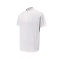 thumbnail image 4 of VgaVtl Mens Tee Shirts Polo Short Sleeve Summer Mens Tops Workout Turtleneck Leisure White Zip-Up Slim Solid Color Tops, 4 of 8