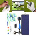 thumbnail image 4 of Kit portátil de accesorios para palos de golf, con limpiador de ranuras de golf, herramienta de reparación de divisiones, rotulador de línea de pelota - Azul Macarena Limpiador de palos de golf, 4 of 8