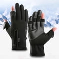 thumbnail image 4 of Yazoeia 1 Paire de Gants d'Hiver Résistants au Froid, Gants de Pêche à Température Réglable CJC912-142021, 4 of 6