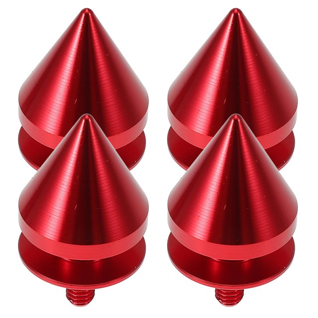 HEALEEP 4PCS Bumper Screws Car Bumper Repair Parts Red for Collision Protection