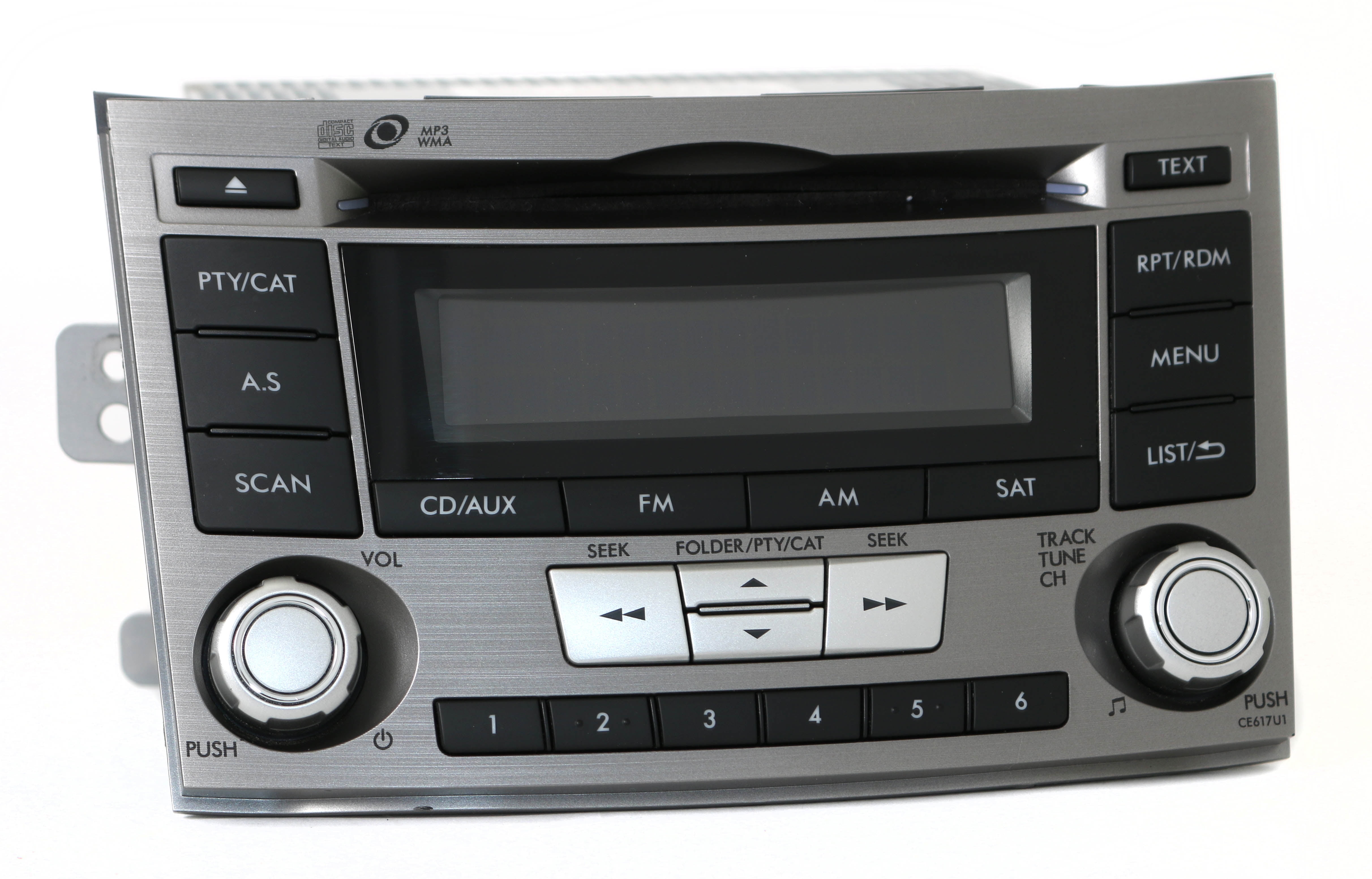 1 Factory Radio AM FM Radio MP3 Player w/Singleisc CD Player Compatible with 2013-2014 Subaru Legacy 86201AJ66A