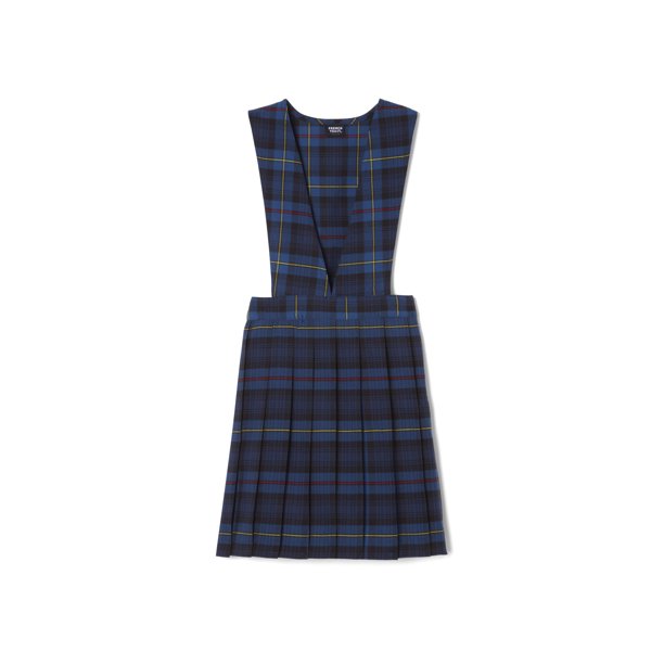 French Toast Girls School Uniform Plaid V-Neck Pleated Jumper, Sizes 4 ...