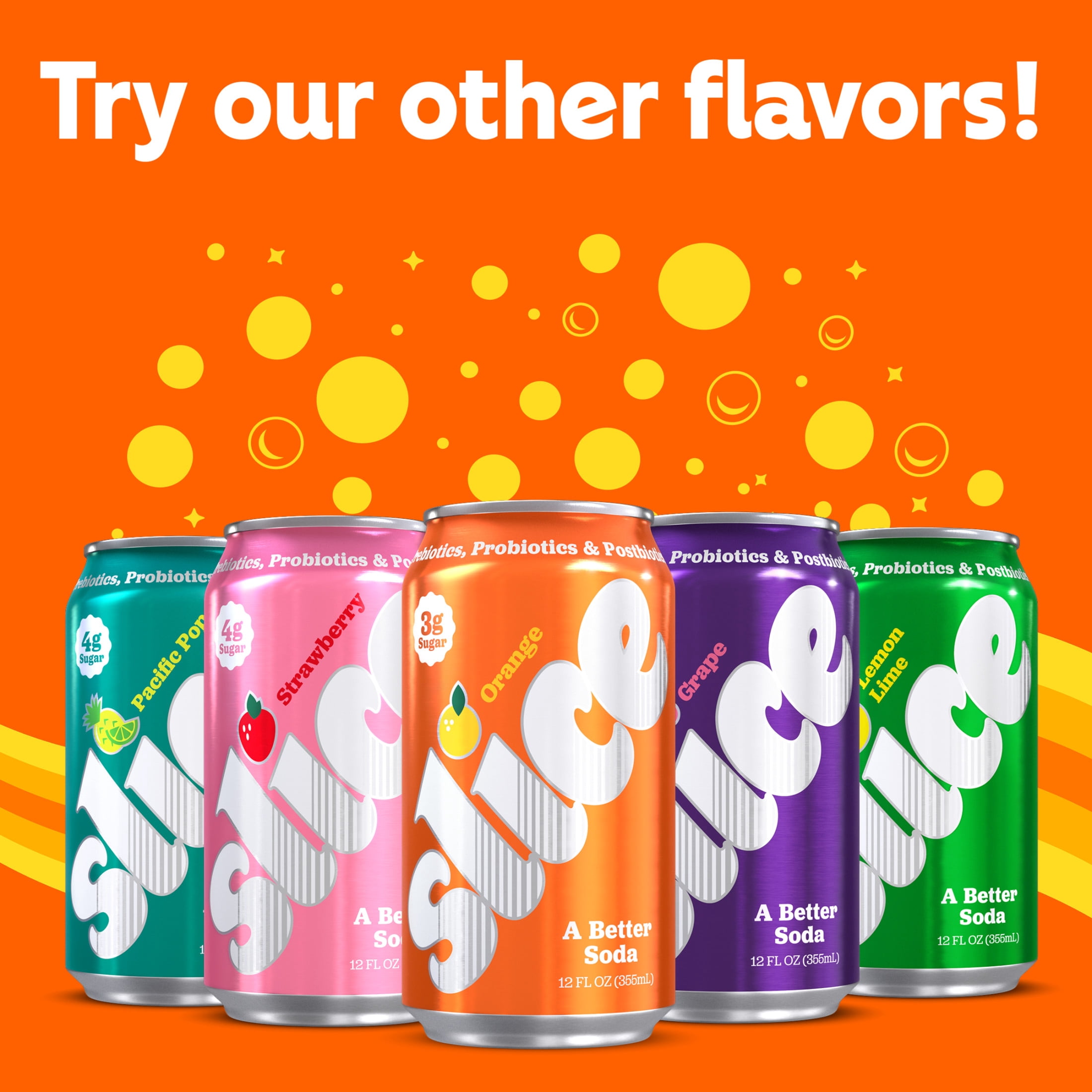 Slice Grapefruit Spritz Soda, 12 fl oz Can