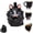 Black, variant on HPZZ Bat Upside Down Shaped Mug, 3D Cute Ceramic Coffee Cup with Tail Handle & Weighted Stable Base, Drinkware for Home, Office, Festival Gift, Dishwasher Safe