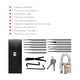 thumbnail image 2 of Kit De 15 Piezas Ganzuas Profesionales Con Candado Y Manual plata, 2 of 3