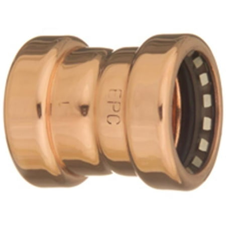 10170700 .50 in. Push Fit Copper Coupling With (Best Way To Stop Coughing Fits)