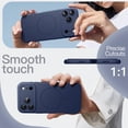 thumbnail image 7 of JETech Magnetic Silicone Case for iPhone 17 Pro, Compatible with MagSafe, Silky Touch (Dark Blue), 7 of 7