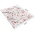thumbnail image 4 of Red Christmas Tree Pattern Blanket,Comfortable Soft Flannel Throw Blanket,All Season,Warm Lightweight Blankets for Sofa Bed Couch Living Room Chair,60"x80", 4 of 4
