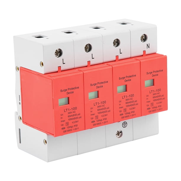 Protector De Voltaje Doméstico, Dispositivo Descargador De Bajo Voltaje, Retardante De Llama 4P A Prueba De Fuego Para Protección Contra Rayos, Protección Contra Sobretensiones, ANGGREK Otros