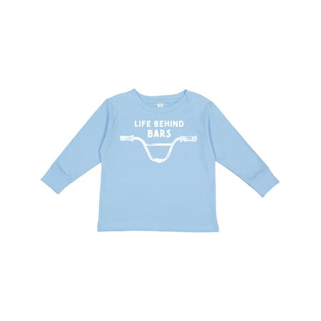 

Inktastic Life Behind Bars BMX Gift Toddler Boy or Toddler Girl Long Sleeve T-Shirt