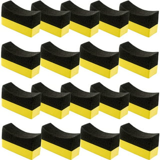 Tire Dressing Applicator Tire Shine Applicator Dressing Pad - Perfect for  Tire Detailing, Durable & Reusable Foam, Large Hex Grip Design for No Slip  No Mess & Easy Use 