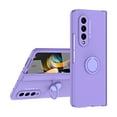 thumbnail image 1 of Mantto for Samsung Galaxy Z Fold5 Slim Case,Built-in Screen Protector & Rotatable Ring Bracket,Shockproof Hinge Protection Magnetic Car Mount Anti-Fingerprint Ultra Thin Phone Case,Purple, 1 of 7