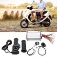 thumbnail image 5 of NFTIGB 48V 1000W Brushed Motor Controller Set with Twist Throttle Handle Keys Front Lamp Switch, E-Bike Conversion Kit for Electric Bicycle Scooters (9.05 x 6.69 x 3.93 inches / 23 x 17 x 10 cm), 5 of 9