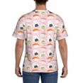 thumbnail image 2 of Naloa Cute Sushi (2) Men's T-Shirt Sport T-shirt Men's Basic Tee Casual Men's Shirt, Round Neck, Short Sleeves - XX-Large, 2 of 5