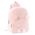 thumbnail image 3 of UJNDER Preschool backpack for girls Corduroy Cute Bear DIY Embroidery Soft Lightweight for School Travel Outdoor Adventures bookbag for boys 01_Pink,One Size, 3 of 3