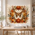 thumbnail image 5 of Autumn Moth With Pumpkins and Chrysanthemums, Warm Vintage Illustration for Moth Lovers, Harvest Wall Art, Thanksgiving Hostess Gift, Tapestry Wall Hanging for Bedroom and Dorm, 5 of 7