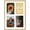 oak, variant on 12x16 Collage Picture Frame, Displays 4 Photos in 5x7 Size, Wood Multi-Opening Frame with PS Cover for Wall & Tabletop Use - Blue