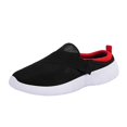 thumbnail image 2 of VeFlora Women's On Backless Mule Sneakers, Breathable Knit Platform Walking Shoes, Comfortable Arch Support Casual Non- Orthopedic Shoes for Everyday(Red/38), 2 of 9