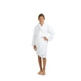 thumbnail image 4 of BC BARE COTTON Bare Cotton Kids Microfiber Fleece Shawl Robe - Girls - White - Small, 4 of 5